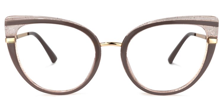 Medinas Cateye Khaki Glasses