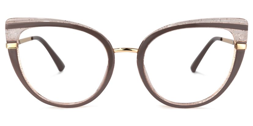 Medinas Cateye Khaki Glasses
