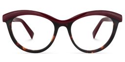 Sean Cat Eye Red Glasses0