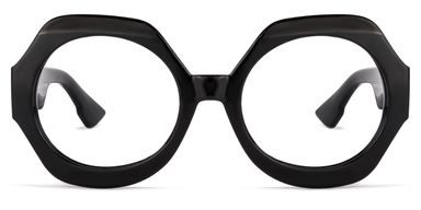 Geoffrey Geometric Black Glasses