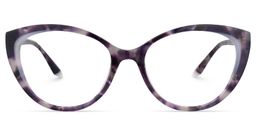Eugenia Cateye Purple Tortoise Glasses0
