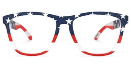 Theo Square USA Flag Glasses0