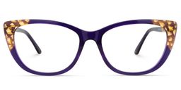 Eddie Cateye Dark-Purple Glasses0