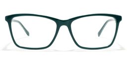 Edison Rectangle Dark-Green Glasses0