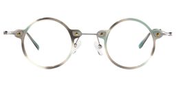 Vazquez Round Gray-Green Glasses0