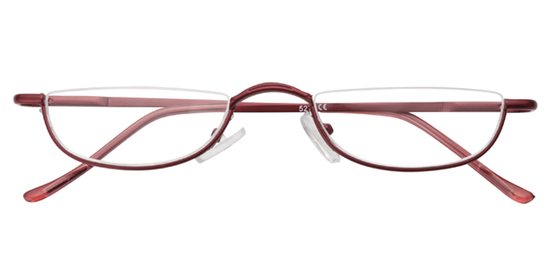 Oval Red Reading Glasses | Zeelool Reading Glasses1