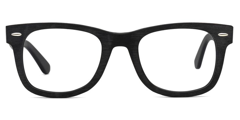 Ernie Square Black Glasses