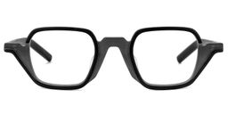 Tomika Geometric Black Glasses0
