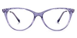 Ezekiel Cateye Purple Glasses0
