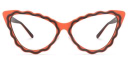 Farley Cateye Orange Glasses0