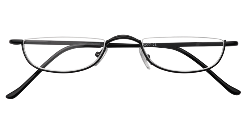 Oval Black Reading Glasses | Zeelool Reading Glasses1