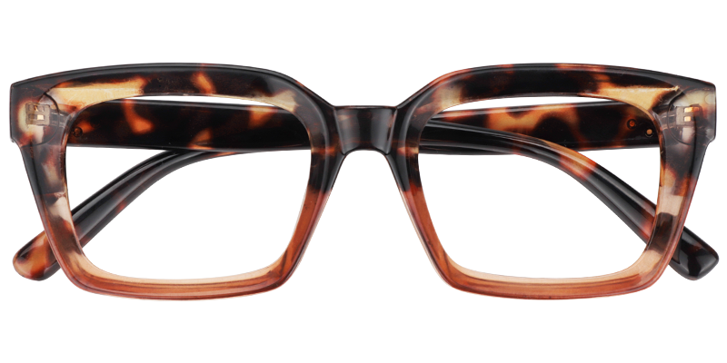 Rectangle Tortoise Reading Glasses | Zeelool Reading Glasses1