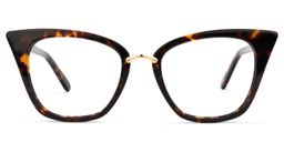 Wanda Cat Eye Tortoise Glasses0
