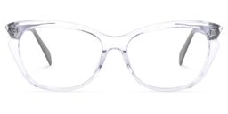 Fenton Cateye Clear Glasses0