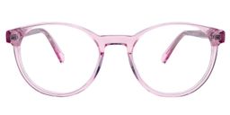 Andrew Round Pink Glasses0