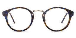 Ferris Round Blue-Floral Glasses0