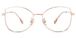 Field Butterfly Rose-Gold Glasses 0