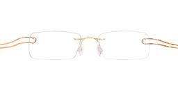 Skyler Rectangle Titanium Glasses 2