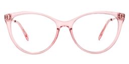 Frances Cateye Pink Glasses0