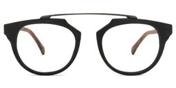 Edward Geometric Black Glasses0