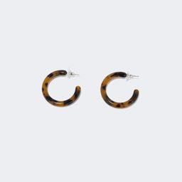 Stylish C Letter Shape Tortoise Earrings0