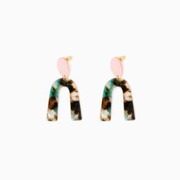 Stylish Arch Floral Earrings1