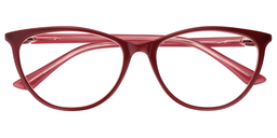Imogene Oval Red Glasses1