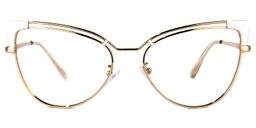 Dieppa Cateye White Glasses0