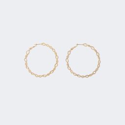 Stylish Round Gold Earrings1