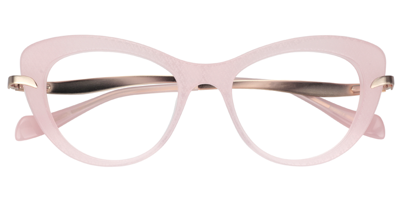 Cateye Pink Glasses | Zeelool Eyeglasses1