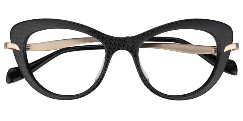 Cateye Black Glasses | Zeelool Eyeglasses1