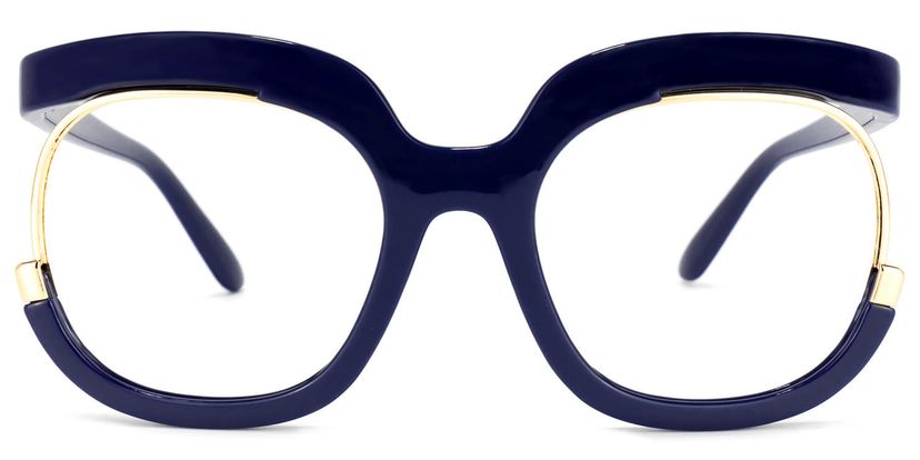 Darice Dark-Blue Round Glasses