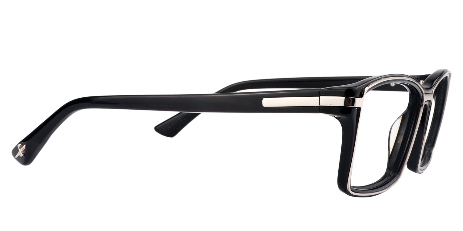 Rectangle Black Glasses | Zeelool Glasses3