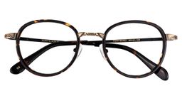 Ahern Round Tortoise Glasses1