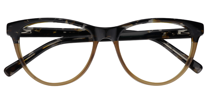 Cateye Brown Glasses | Zeelool Eyeglass Frames1