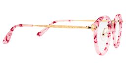 Fern Round Pink Tortoise Glasses4