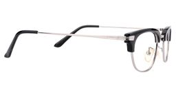 Adrian Rectangle Black Glasses4