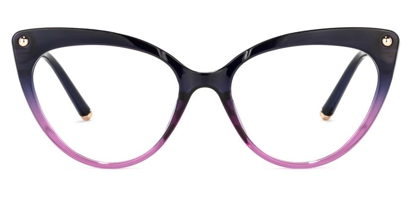 Alivia Cat Eye Purple Glasses