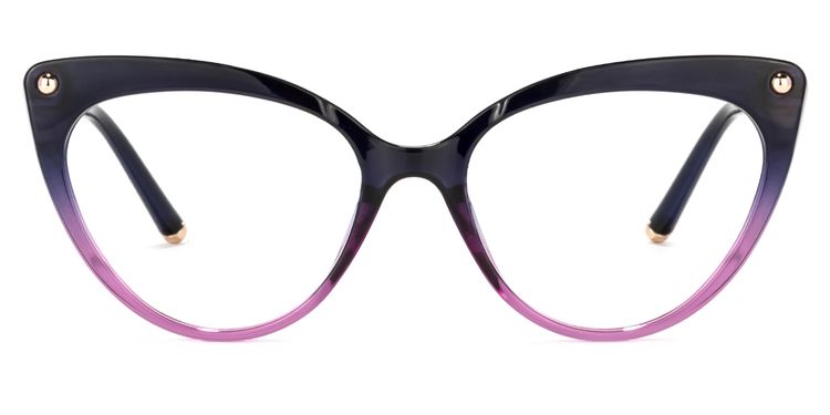 Alivia Cat Eye Purple Glasses
