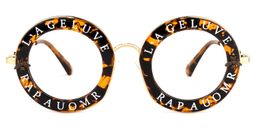 Miranda Round Tortoise Glasses0