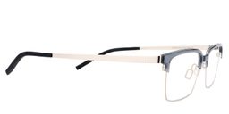 Alger Browline Black Glasses4