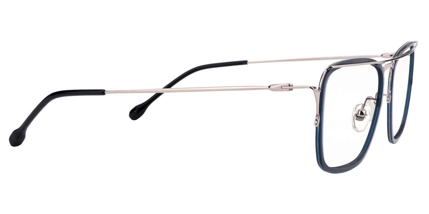 Aviator Dark Blue Glasses | Zeelool Glasses3