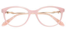 Emeline Oval Pink Glasses1