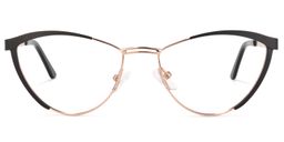 Sydney Cat Eye Black Glasses2