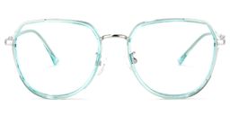 Nash Geometric Green Glasses0