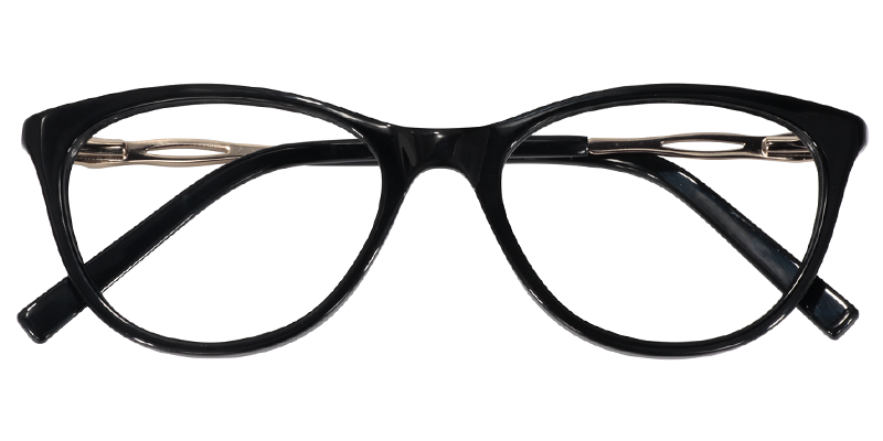 Cateye Black Glasses | Zeelool Eyeglasses Online1