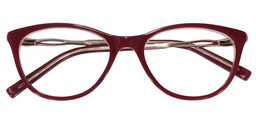 Ernestine Cateye Red Glasses1