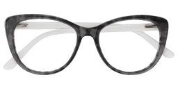 Alonso Cateye Black Glasses1