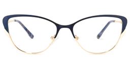 Donald Cat Eye Dark-Blue Glasses0