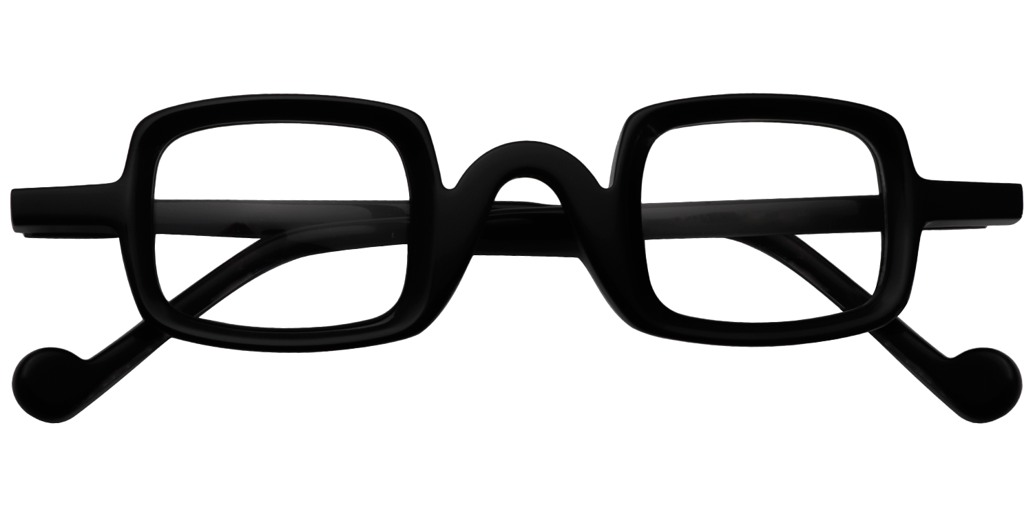 Sheila Square Black Glasses | Zeelool Eyeglass Frames1